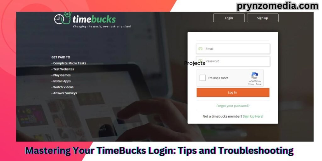 TimeBucks Login