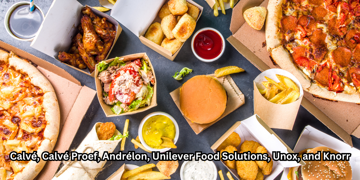 Calvé, Calvé Proef, Andrélon, Unilever Food Solutions, Unox, and Knorr